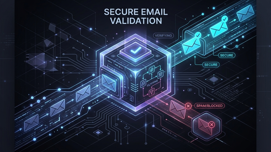 Disposable email validator security banner